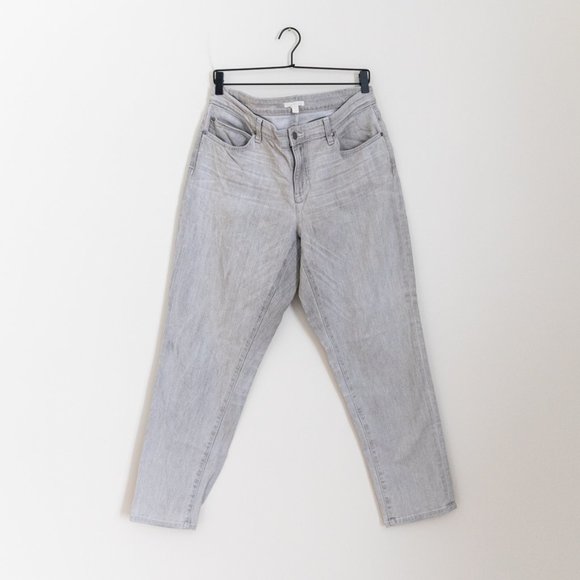 Eileen Fisher Stretch Boyfriend Jeans - Picture 3 of 9